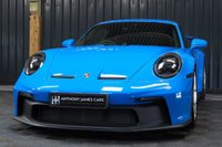 USED 2022 22 PORSCHE 911 4.0 GT3 2d 503 BHP SHARK BLUE, 18 WAY SEATS, BOSE, FRONT END PAINT PROTECTION FILM.
