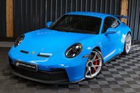 USED 2022 22 PORSCHE 911 4.0 GT3 2d 503 BHP SHARK BLUE, 18 WAY SEATS, BOSE, FRONT END PAINT PROTECTION FILM.