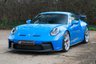 USED 2022 22 PORSCHE 911 4.0 GT3 2d 503 BHP SHARK BLUE, 18 WAY SEATS, BOSE, FRONT END PAINT PROTECTION FILM.