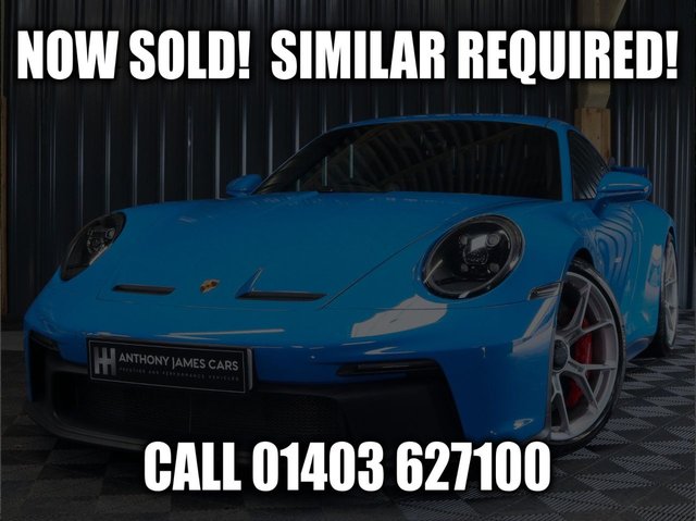 2022 22 Porsche 911 4.0 GT3 2d 503 BHP