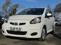 USED 2011 S TOYOTA AYGO 1.0 VVT-I GO 5d 67 BHP 14 INCH ALLOY WHEELS+  REAR PRIVACY GLASS+  FRONT ELECTRIC WINDOWS+  AUX+