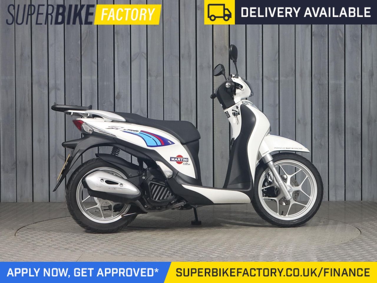 2018 HONDA SH125I WHITE with 1424 miles Used Motorbikes Dealer