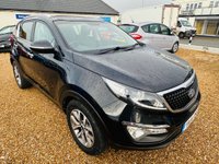 USED 2014 14 KIA SPORTAGE 1.7 CRDI 2 ISG 5d 114 BHP Superb Specification SUV with Pano dual Roof and half leather