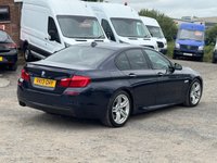 USED 2013 13 BMW 5 SERIES 2.0 520D M SPORT AUTO  181 BHP PX JUST ARRIVED, AUTO, CREAM LEATHER, CRUISE, BLUETOOTH