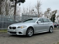 USED 2013 63 BMW 5 SERIES 2.0 520D M SPORT TOURING 5d 181 BHP FRONT AND REAR PARKING SENSORS +  MSPORT +  AUTO HOLD +  HEATED SEATS +  DUAL ZONE CLIMATE CONTROL +  AUTOMATIC CLIMATE CONTROL +  FULL LEATHER SEATS +  CRUISE CONTROL +  DAB RADIO +  AUX +  USB +  BLUETOOTH TELEPHONE +  AUTOMATIC HEADLIGHTS +  SATELLITE NAVIGATION +  AUTO TAILGATE +