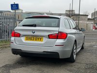USED 2013 63 BMW 5 SERIES 2.0 520D M SPORT TOURING 5d 181 BHP FRONT AND REAR PARKING SENSORS +  MSPORT +  AUTO HOLD +  HEATED SEATS +  DUAL ZONE CLIMATE CONTROL +  AUTOMATIC CLIMATE CONTROL +  FULL LEATHER SEATS +  CRUISE CONTROL +  DAB RADIO +  AUX +  USB +  BLUETOOTH TELEPHONE +  AUTOMATIC HEADLIGHTS +  SATELLITE NAVIGATION +  AUTO TAILGATE +