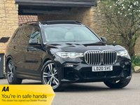 USED 2020 20 BMW X7 3.0 XDRIVE30D M SPORT 5d 261 BHP EURO 6 1 OWNER+PANROOF+7SEATS+HEADUP