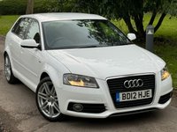 USED 2012 12 AUDI A3 1.4 SPORTBACK TFSI S LINE 5d 123 BHP 