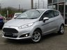 USED 2013 63 FORD FIESTA 1.2 ZETEC 3d 81 BHP Finished in MOONDUST SILVER MET with contrasting GREY Cloth Trim. This Fiesta is a small family 3 door car that you can really enjoy driving. Economical and cheap to run, stylish to look at and some great features. Specification includes &pound;30 Road Tax, B/Tooth, Rear Park Sensors, Alloys, Air Con, Heated front Screen and more, makes this a must for the first time driver or small family. Serviced at 10383 miles, 12905 miles, 15214 miles, 17286 miles, 21164 miles, 25630 miles and at 27300 miles