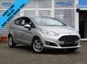 USED 2013 63 FORD FIESTA 1.2 ZETEC 3d 81 BHP Finished in MOONDUST SILVER MET with contrasting GREY Cloth Trim. This Fiesta is a small family 3 door car that you can really enjoy driving. Economical and cheap to run, stylish to look at and some great features. Specification includes &pound;30 Road Tax, B/Tooth, Rear Park Sensors, Alloys, Air Con, Heated front Screen and more, makes this a must for the first time driver or small family. Serviced at 10383 miles, 12905 miles, 15214 miles, 17286 miles, 21164 miles, 25630 miles and at 27300 miles