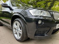 USED 2013 63 BMW X3 3.0 XDRIVE30D M SPORT 5d 255 BHP ZERO DEPOSIT FINANCE AVAILABLE