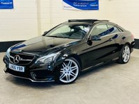 USED 2016 66 MERCEDES-BENZ E-CLASS 2.1 E 220 D AMG LINE EDITION 2 DOOR 174 BHP EURO 6 HUGE SPECIFICATION
