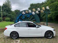 USED 2015 15 BMW 3 SERIES 2.0 320D XDRIVE M SPORT 4d 181 BHP BIG SPEC - X-DRIVE - M-SPORT - F+R HEATED RED LEATHER - UPGRADE ALLOYS - CRUISE - CLIMATE - SATELLITE NAVIGATION - PARK DISTANCE CONTROL