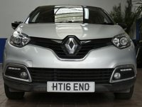 USED 2016 16 RENAULT CAPTUR 1.5 DYNAMIQUE S NAV DCI 5d 90 BHP &pound;0 ROAD TAX SAT NAV BLUETOOTH PARKING SENSORS 2 OWNERS SERIVCE HISTORY
