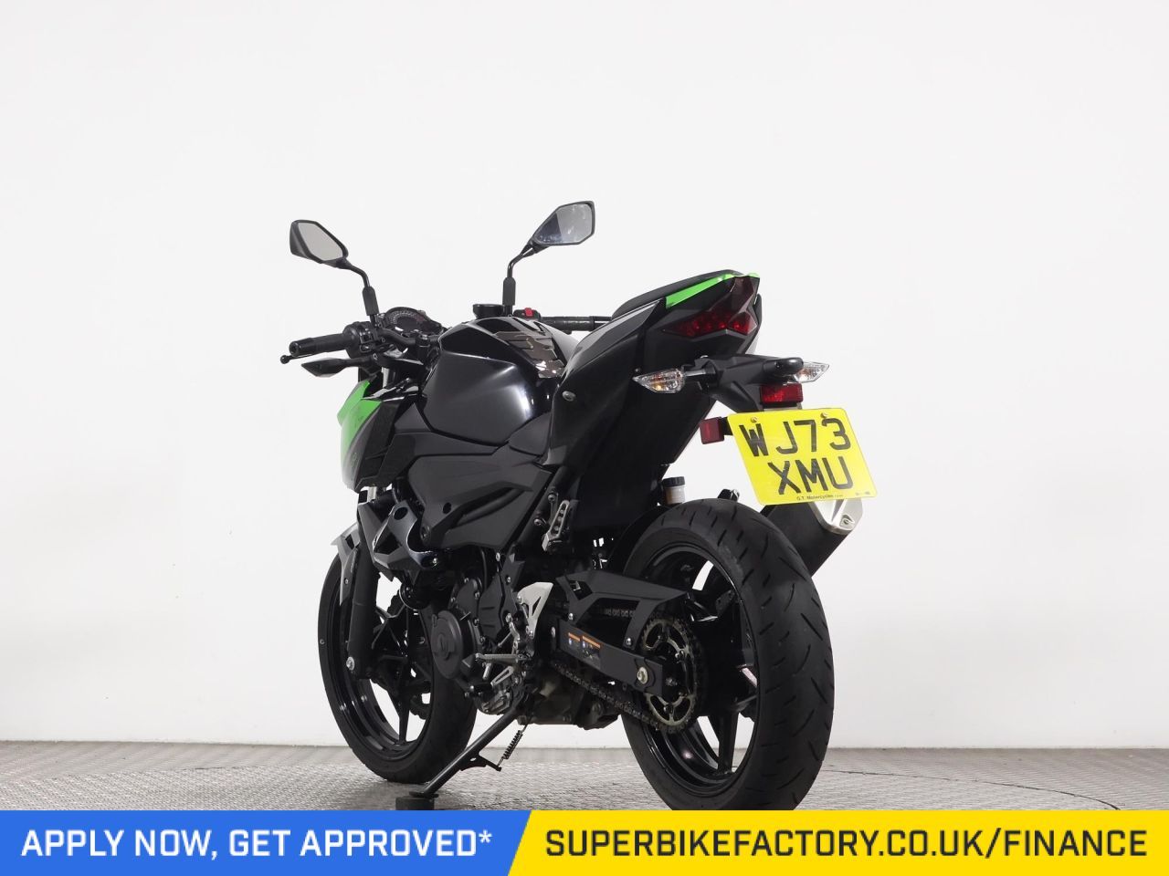 2023 KAWASAKI Z400 GREEN with 1180 miles - Used Motorbikes