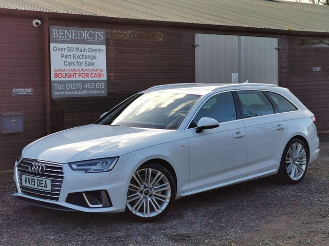 2019 19 Audi A4 2.0 AVANT TDI QUATTRO S LINE 5d 188 BHP