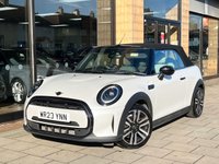 USED 2023 23 MINI CONVERTIBLE 1.5 COOPER EXCLUSIVE 3d 134 BHP Pearl White/Satellite Grey Leather