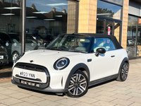 USED 2023 23 MINI CONVERTIBLE 1.5 COOPER EXCLUSIVE 3d 134 BHP Pearl White/Satellite Grey Leather