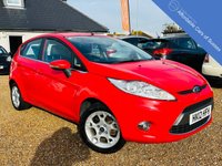 USED 2012 12 FORD FIESTA 1.2 ZETEC 5d 81 BHP Lovely Low Mileage 5 door Petrol with FSH