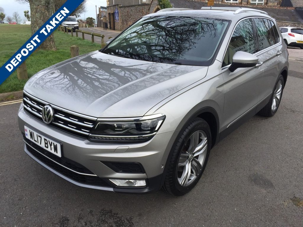 USED 2017 17 VOLKSWAGEN TIGUAN 2.0 SEL TDI BLUEMOTION TECHNOLOGY DSG 5d 148 BHP HEATED SEATS + SAT NAV + DAB