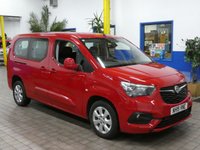 USED 2019 19 VAUXHALL COMBO LIFE 1.5 ENERGY XL CDTI S/S 5d 101 BHP 7 SEATS AIR CON CRUISE PARKING SENSORS 1 OWNER SERVICE HISTORY 6 MONTHS GOLD WARRANTY