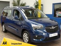 USED 2020 70 VAUXHALL COMBO LIFE 1.5 ENERGY XL S/S 5d 101 BHP 5 SEATS AIR CON CRUISE PARKING SENSORS 1 OWNER SERVICE HISTORY 6 MONTHS GOLD WARRANTY