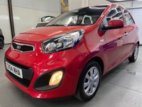 USED 2014 64 KIA PICANTO 1.0 VR7 Hatchback 5dr Petrol Manual Euro 5 (68 bhp) Bluetooth,&pound;0Tax,Low Miles!
