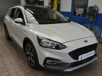USED 2019 69 FORD FOCUS ACTIVE 1.0 X 5d 124 BHP STUNNING EXAMPLE BIG SPEC SAT NAV SUNROOF HEAD UP DISPLAY BLIND SPOT ASSIST PART LEATHER HEATED SEATS 2 OWNERS SERVICE HISTORY