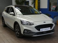 USED 2019 69 FORD FOCUS ACTIVE 1.0 X 5d 124 BHP STUNNING EXAMPLE BIG SPEC SAT NAV SUNROOF HEAD UP DISPLAY BLIND SPOT ASSIST PART LEATHER HEATED SEATS 2 OWNERS SERVICE HISTORY