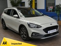 USED 2019 69 FORD FOCUS ACTIVE 1.0 X 5d 124 BHP STUNNING EXAMPLE BIG SPEC SAT NAV SUNROOF HEAD UP DISPLAY BLIND SPOT ASSIST PART LEATHER HEATED SEATS 2 OWNERS SERVICE HISTORY