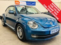 USED 2016 16 VOLKSWAGEN BEETLE 1.2 DESIGN TSi BLUEMOTION TECHNOLOGY 3 DOOR 104 BHP 6 SERVICES TO 44,993 EURO 6
