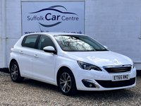 USED 2016 65 PEUGEOT 308 1.6 BLUE HDI S/S ALLURE 5d 120 BHP www.suffolkcarcentre.co.uk - Located at Lowestoft