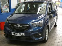 USED 2019 68 VAUXHALL COMBO LIFE 1.5 ENERGY XL CDTI S/S 5d 101 BHP 5 SEATS CRUISE PARKING SENSORS 1 OWNER EXCELLENT SERVICE HISTORY 5 SERVICE TO 27K MILES GENUINE LOW MILEAGE