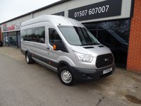 USED 2015 15 FORD TRANSIT 2.2 460 H/R BUS 18 STR 153 BHP MINIBUS 17 SEAT FULL SERVICE HISTORY