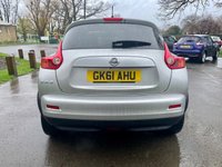 USED 2011 61 NISSAN JUKE 1.6 ACENTA PREMIUM 5d 117 BHP Great Value ULEZ Complaint Juke With Satellite Navigation And Reverse Camera.