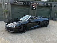 USED 2016 66 AUDI R8 5.2 SPYDER V10 QUATTRO 2d 533 BHP 