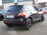 USED 2013 13 NISSAN QASHQAI 1.6 360 5d 117 BHP Finished in PEARL BLACK with Part Leather Trim. The Qashqai is one of the best selling SUV's around at the moment. This Automatic is comfy, easy to drive and has enough space for 5 adults. Features include Pan Roof, Sat Nav, 360 All Round Cameras, Alloys, B./Tooth and more. Only 2 Former Keepers from New. Dealer serviced at 4786 miles, 9083 miles, 15892 miles and at 84966 miles on arrival.