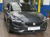 USED 2021 70 SEAT LEON 1.5 ETSI EVO FR SPORT DSG MHEV 5d 148 BHP ANDROID APPLE CARPLAY SAT NAV PART LEATHER INTERIOR CRUISE CONTROL PARKING SENSORS 1 OWNER SERVICE HISTORY 6 MONTHS GOLD WARRANTY