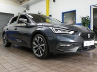 USED 2021 70 SEAT LEON 1.5 ETSI EVO FR SPORT DSG MHEV 5d 148 BHP ANDROID APPLE CARPLAY SAT NAV PART LEATHER INTERIOR CRUISE CONTROL PARKING SENSORS 1 OWNER SERVICE HISTORY 6 MONTHS GOLD WARRANTY