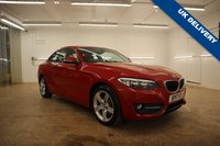 USED 2017 17 BMW 2 SERIES 2.0 220D XDRIVE SPORT 2d 188 BHP With great factory extras including Front & Rear Park Distance Control and BMW Advanced Loudspeaker System.