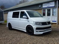 USED 2017 66 VOLKSWAGEN TRANSPORTER 2.0 T30 TDI KOMBI HIGHLINE BMT 201 BHP www.suffolkcarcentre.co.uk - Located at Reydon