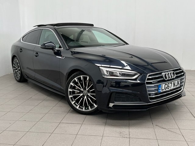 2017 67 Audi A5 2.0 SPORTBACK TFSI QUATTRO S LINE MHEV 5d 249 BHP