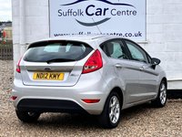 USED 2012 12 FORD FIESTA 1.2 ZETEC 5d 81 BHP www.suffolkcarcentre.co.uk - Located at Lowestoft