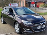 USED 2014 14 VAUXHALL ASTRA 2.0 SRI CDTI S/S 5d 163 BHP LOW MILES........STUNNING COLOUR