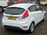 USED 2012 12 FORD FIESTA 1.2 ZETEC 5d 81 BHP 