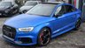 USED 2019 19 AUDI RS3 SALOON 2.5 RS 3 TFSI QUATTRO AUDI SPORT EDITION 4d 395 BHP PAN ROOF+ARA BLUE