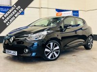 USED 2014 64 RENAULT CLIO 0.9 DYNAMIQUE S MEDIANAV ENERGY TCE S/S 5 DOOR 90 BHP &pound;20 TAX SAT NAV REAR PARK SENSORS