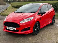 USED 2016 16 FORD FIESTA 1.0 ZETEC S RED EDITION 3d 139 BHP VERY CLEAN EXAMPLE