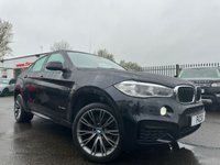 USED 2017 67 BMW X6 3.0 XDRIVE30D M SPORT 4d 255 BHP ANOTHER ABSOLUTE BEAUTY, JUST IN+ONLY 1 FORMER KEEPER+DIESEL+AUTOMATIC+SERVICE HISTORY+FULL LEATHER INTERIOR+SATELLITE NAVIGATION+PARK ASSIST+CLIMATE CONTROL+20 INCH ALLOY WHEELS+FULL RANGE OF FINANCE OPTIONS TO SUIT ALL NEEDS+OUR EXPERIENCED SALES TEAM ARE READY TO ASSIST YOU+A REALLY STUNNING VEHICLE THAT MUST BE SEEN!!!!!!!!!!!!!!!!!!!!!!!!!!!!!!!!!!!!!!!!!!!!!!!!