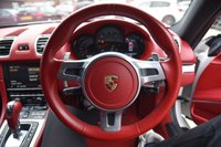 USED 2014 64 PORSCHE CAYMAN 2.7 24V PDK 2d 275 BHP ULEZ FREE | 1 FORMER KEEPER | HUGE SPEC | CARRERA WHEELS | REVERSING CAMERA | RED NATURAL LEATHER | FSH |